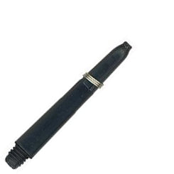 2ba Nylon Dart Shafts Plus Ring - Short Black