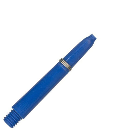 2ba Nylon Dart Shafts Plus Ring - Short Blue