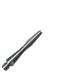 Aluminum 2ba Dart Shafts - Xshort Silver