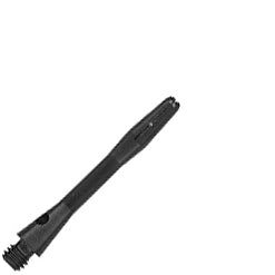Aluminum 2ba Dart Shafts - Short Black