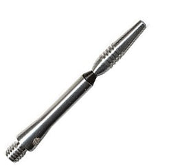 GLD Spinster Aluminum Dart Shafts - Medium Silver