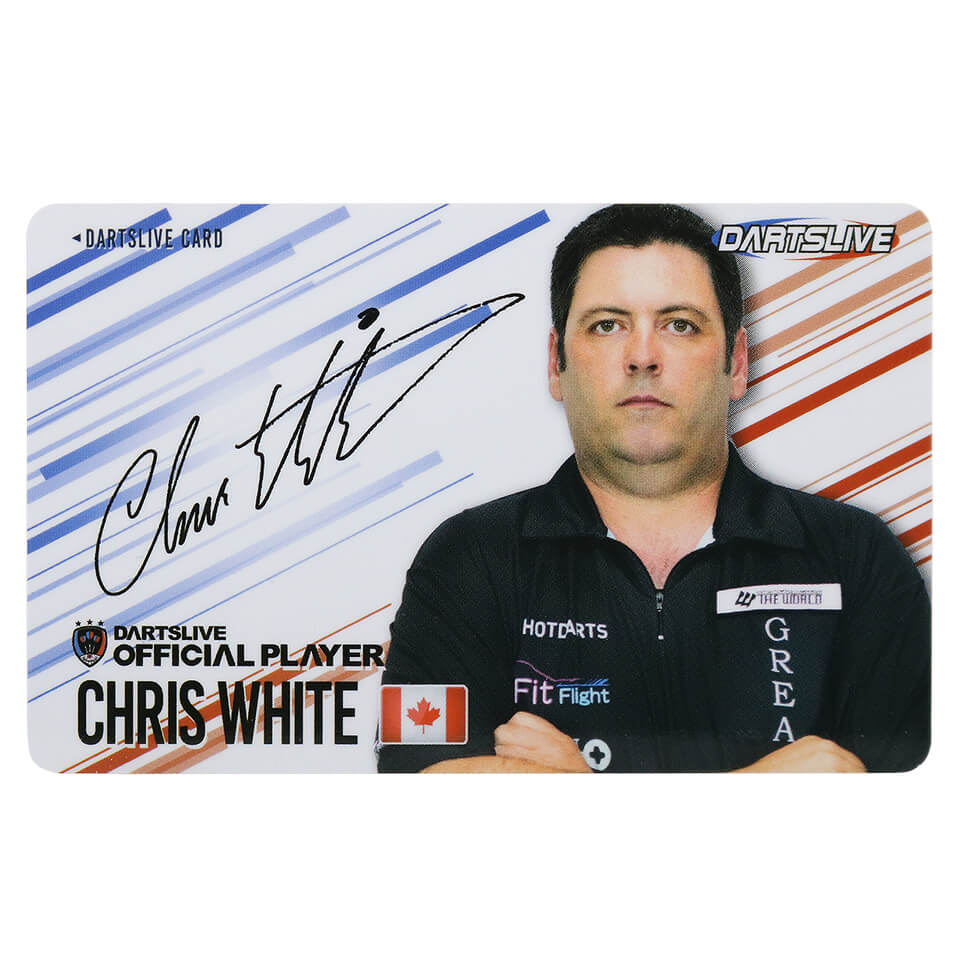 Dartslive Players Card - Chris White