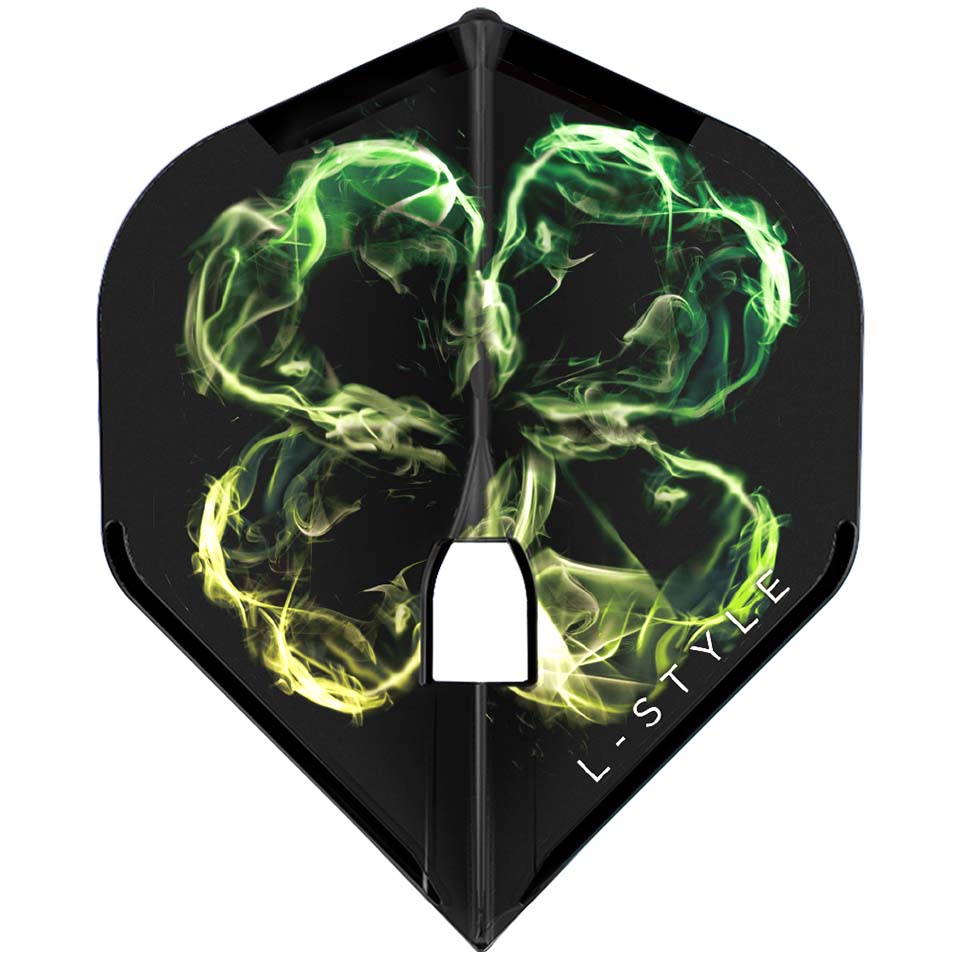 L-Style Pro Robyn Byrne Clover V2 Dart Flights - L1 / Standard Black