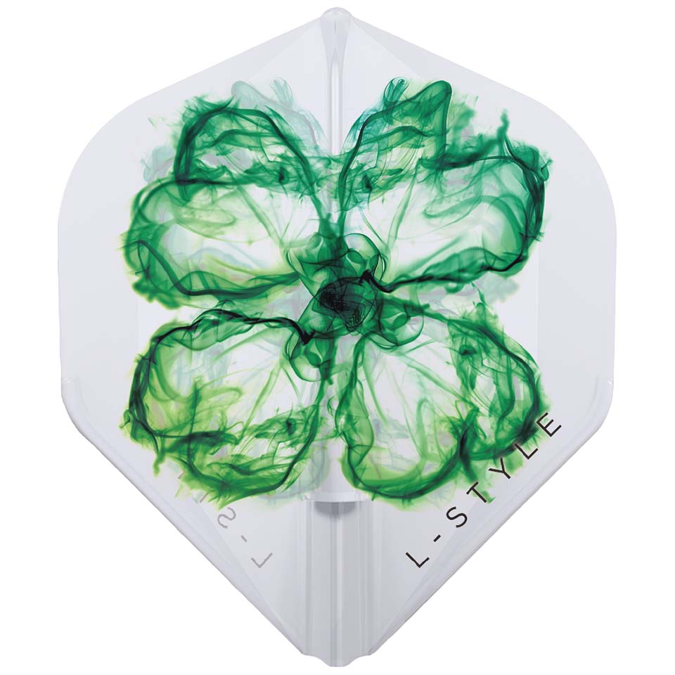 L-Style EZ Robyn Byrne Clover V2 Dart Flights - L1 / Standard Clear