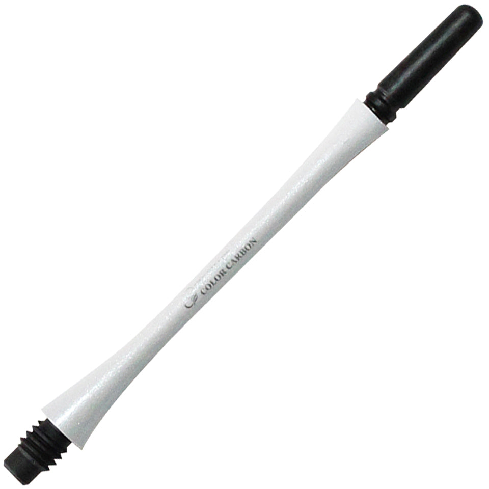 Fit Flight Carbon Slim Locked Dart Shafts - X-Long #8 White