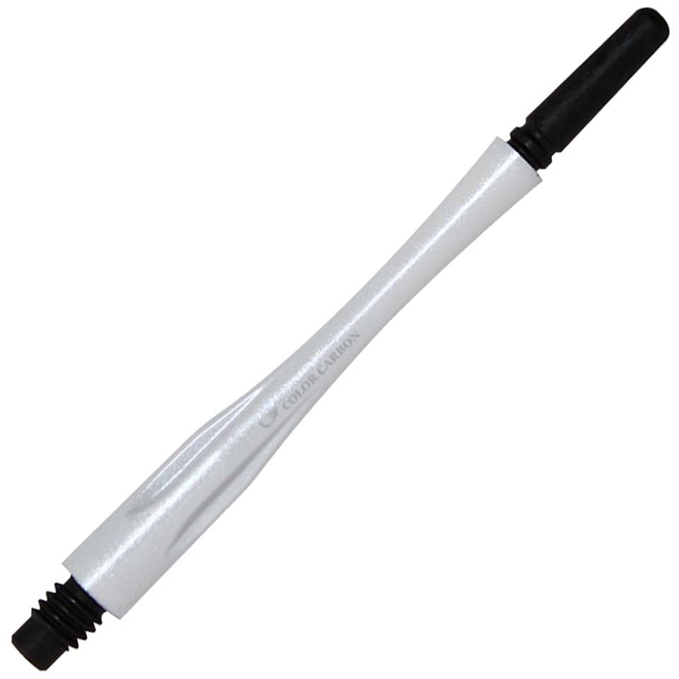 Fit Flight Carbon Hybrid Spinning Dart Shafts - X-Long #8 White