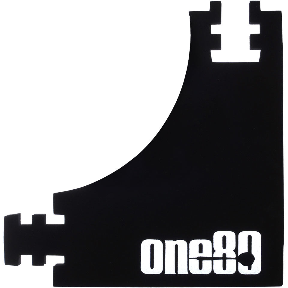 One80 4 Piece Square Dartboard Surround - Black