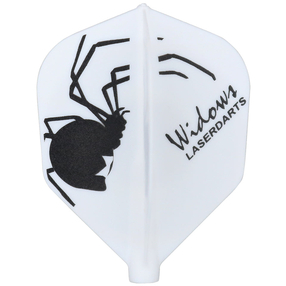 Laserdarts Fit Flight Widows Dart Flights - Shape White