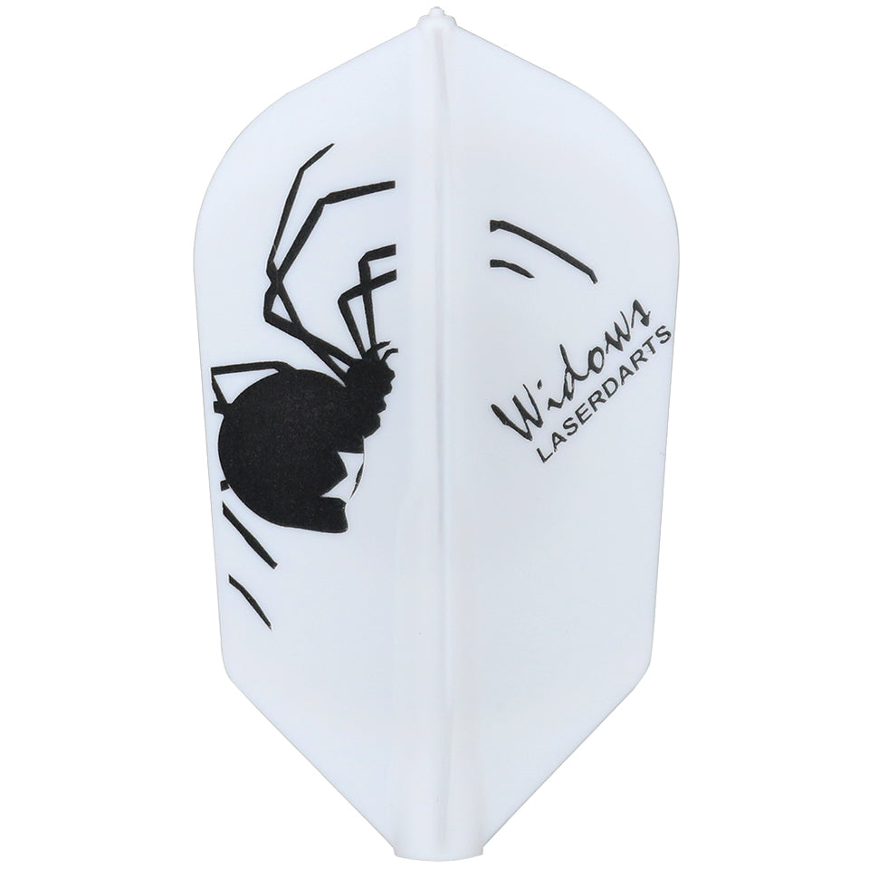 Laserdarts Fit Flight Widows Dart Flights - Slim White