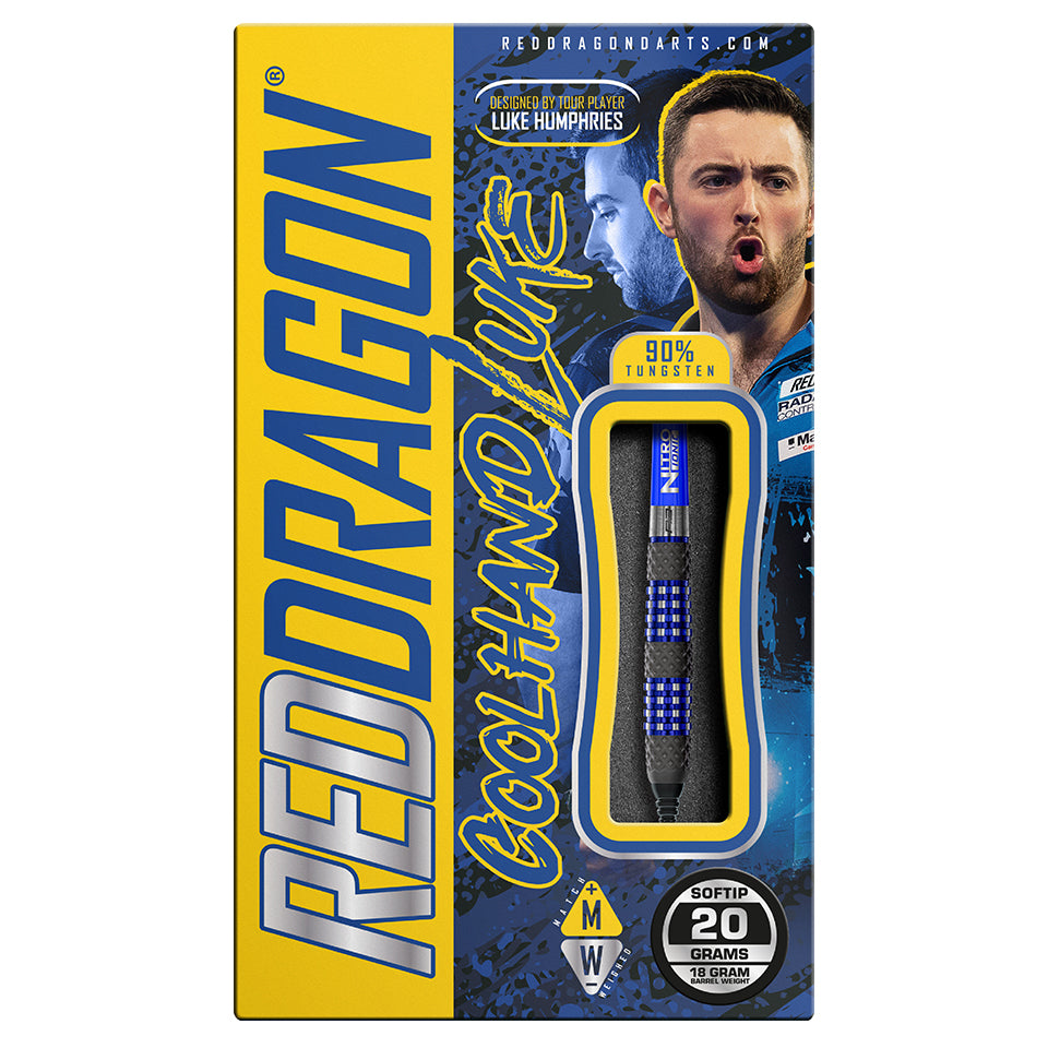 Red Dragon Luke Humphries TX2 Atomised Soft Tip Darts - 20gm