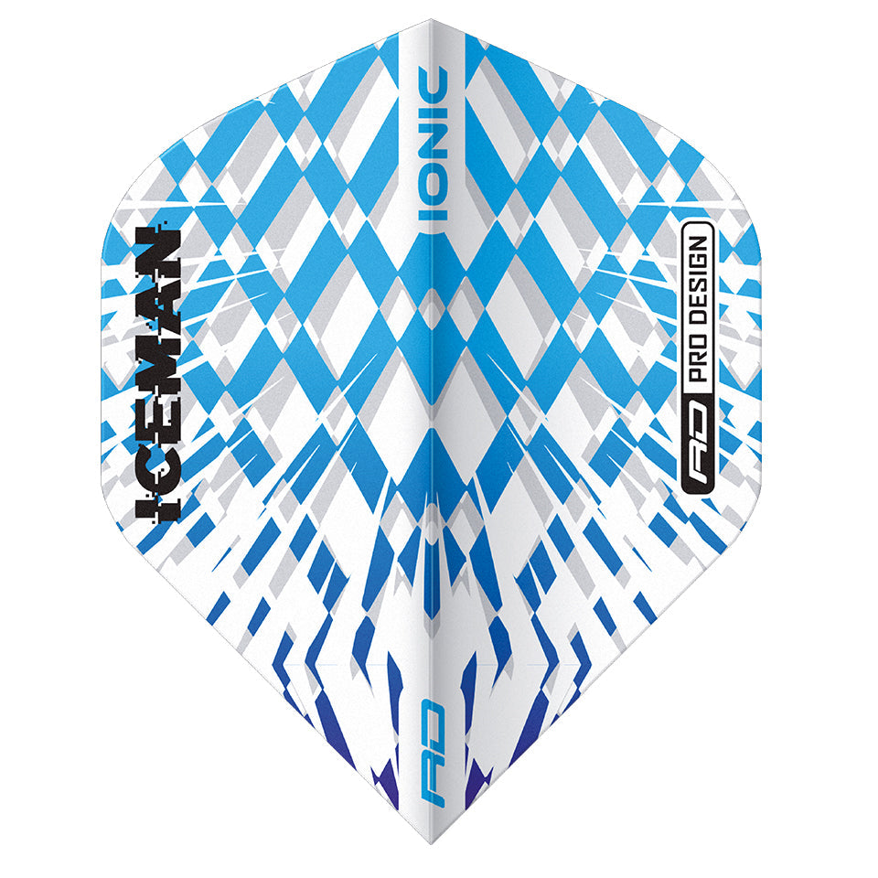 Red Dragon Hardcore Gerwyn Price Burst Dart Flights - Standard Blue