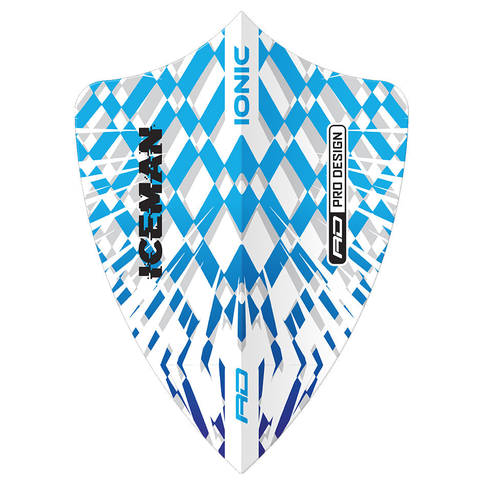 Red Dragon Hardcore Gerwyn Price Burst Dart Flights - Freestyle Blue