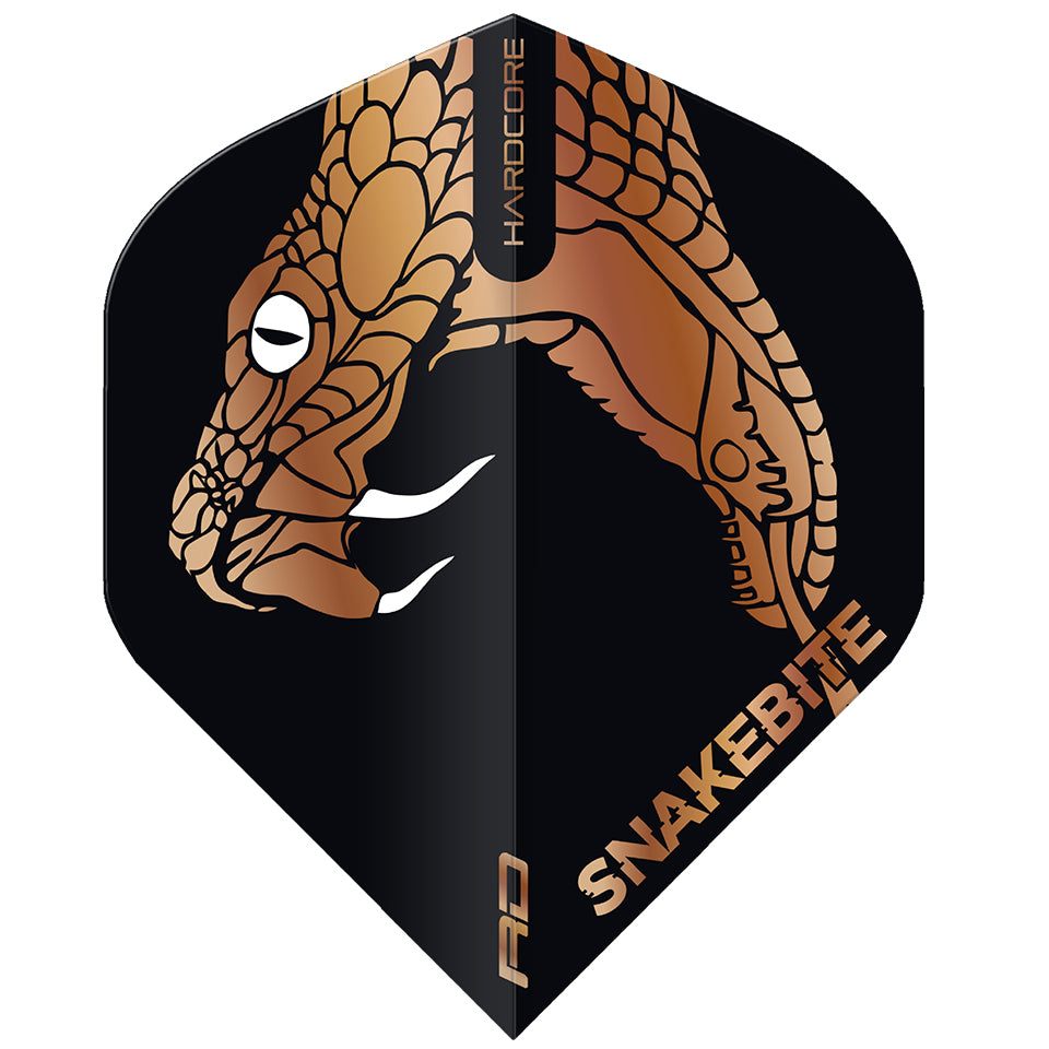 Red Dragon Hardcore Peter Wright Copper Fusion Snake Dart Flights - Standard