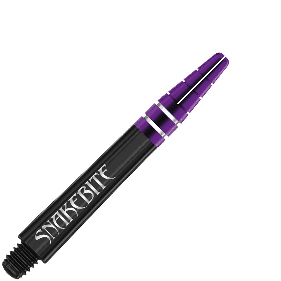 Red Dragon Nitrotech Snakebite Dart Shafts - Intermediate Black and Purple