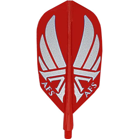 Accurate AFS Dart Flights - Slim Soft Red