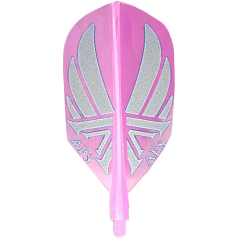 Accurate AFS Dart Flights - Slim Soft Pink
