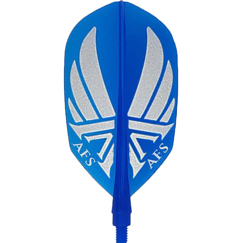 Accurate AFS Dart Flights - Slim Hard Blue