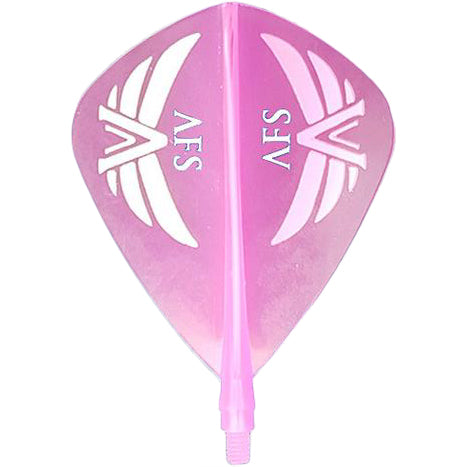 Accurate AFS Dart Flights - Kite Soft Pink