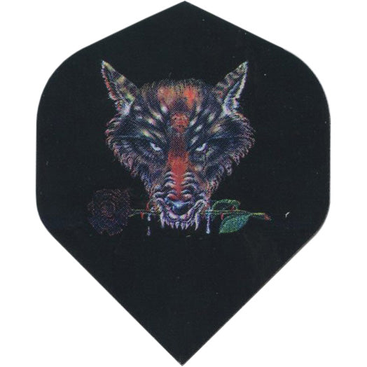 Alchemy Dart Flights - Standard Evil Wolf Rose