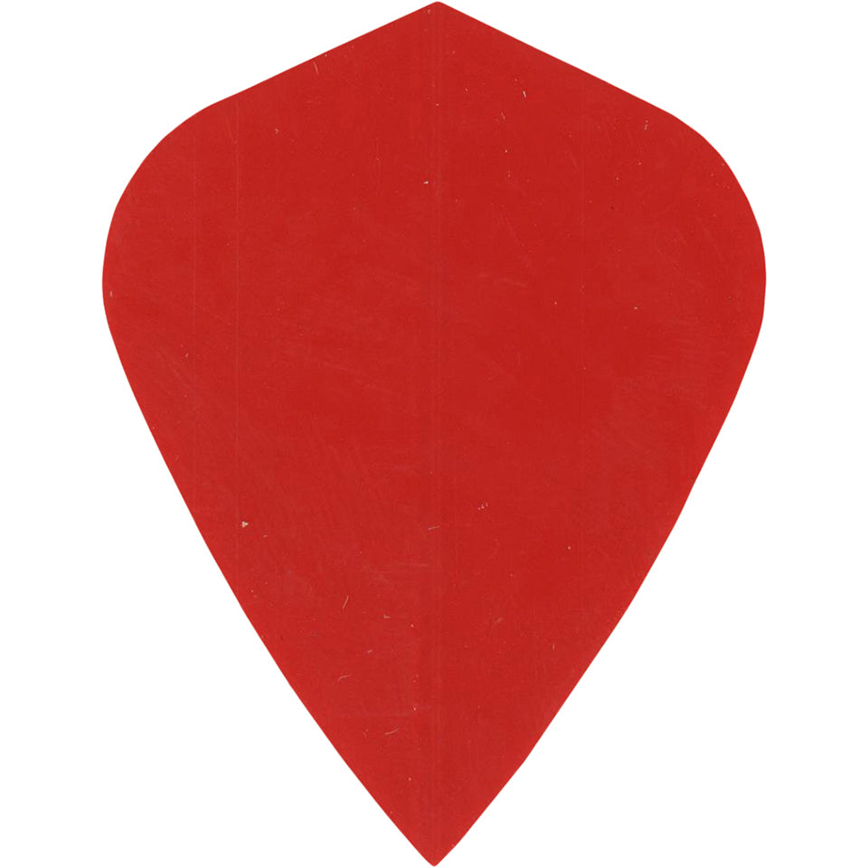 Solid Color Dart Flights - 75 Micron Kite Red