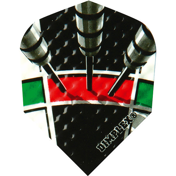 Dimplex Dart Flights - 75 Micron Shape With 3 Darts