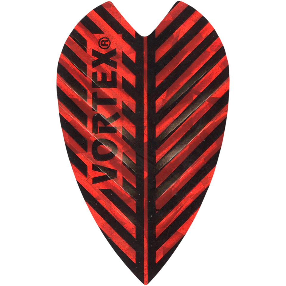 Vortex Dart Flights - 100 Micron Red