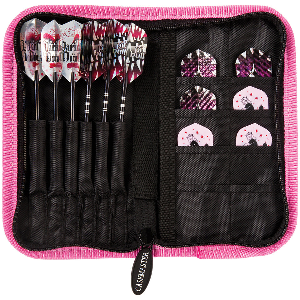 GLD Casemaster Deluxe Dart Case - Pink