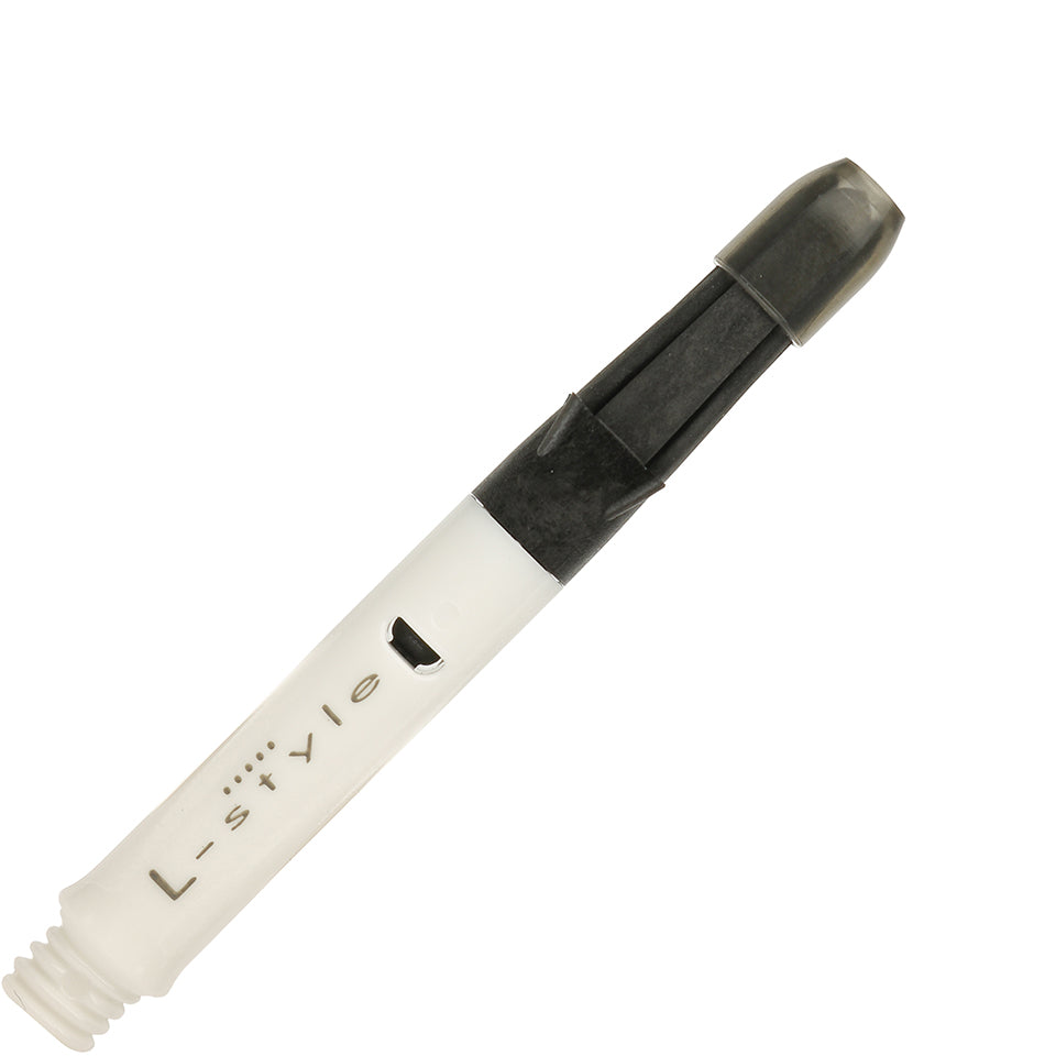 L-Style L-Shaft Carbon Silent Straight Dart Shafts - 260 Inbetween White