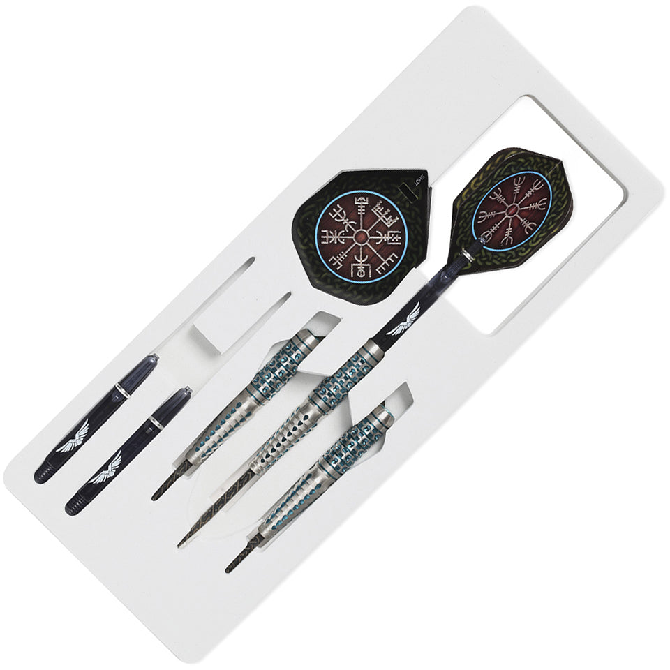 Shot Viking Drakkar Steel Tip Darts - Back Weighted 23gm