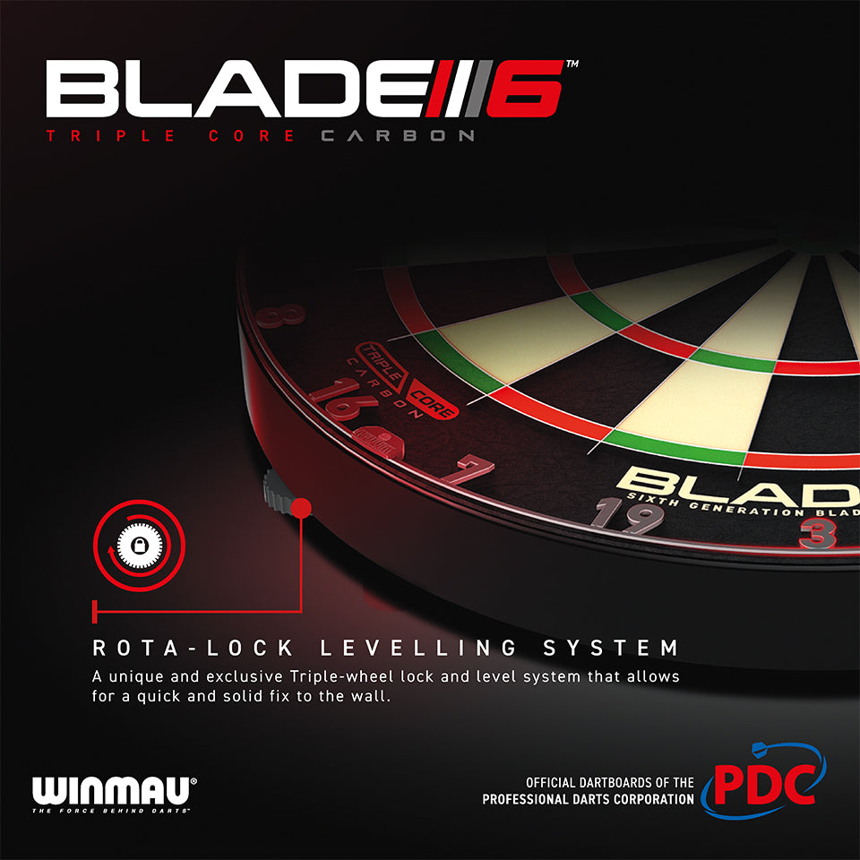 Winmau Blade 6 Triple Core Steel Tip Dartboard