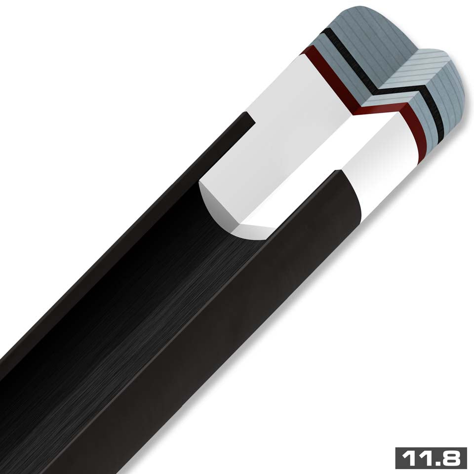 Cuetec Cynergy Carbon Fiber Composite Thin Collar 11.8mm Pool Cue Shaft - 5/16 x 18