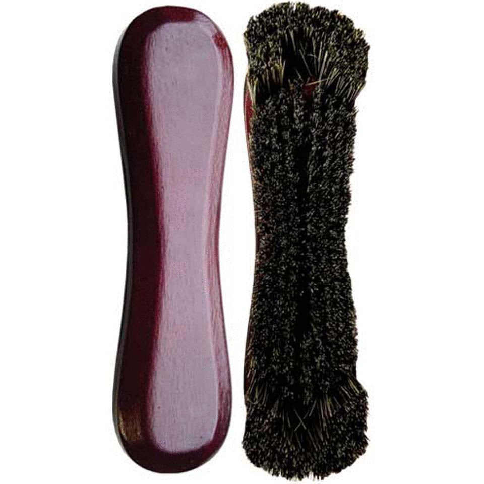 10" Horsehair Brush - Mahogany Finish