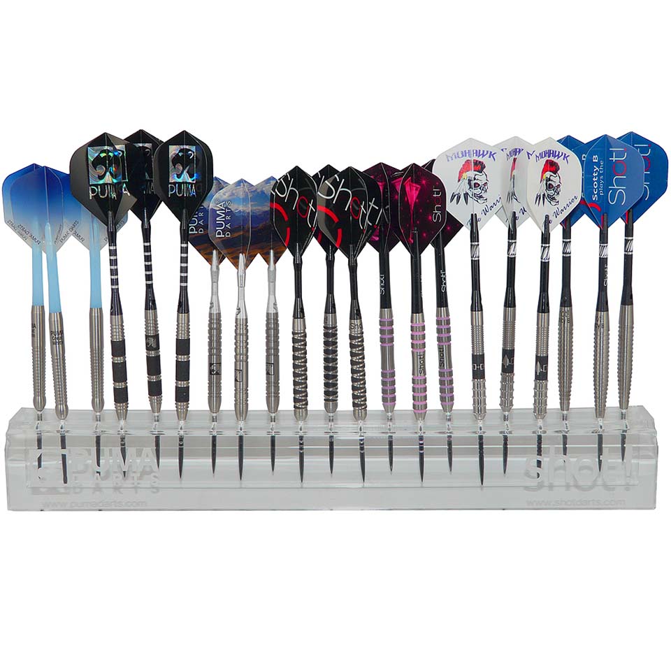 Shot Acrylic Dart Stand