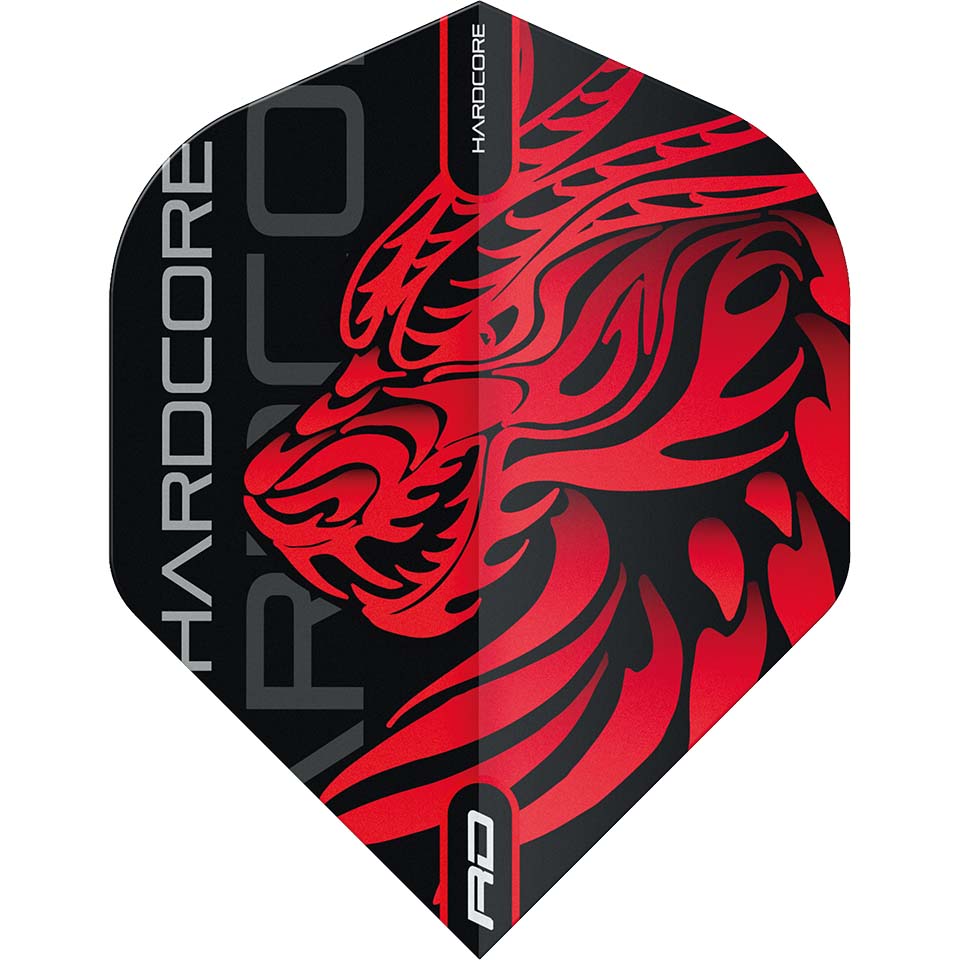 Red Dragon Jonny Clayton Hardcore Dart Flights - Standard