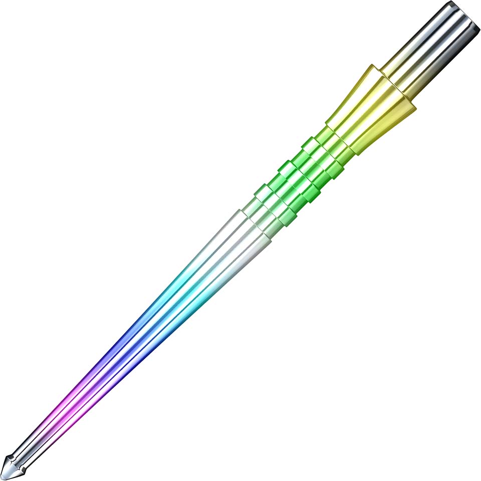 Red Dragon Specialist Raptor GT Steel Points - Rainbow 33mm