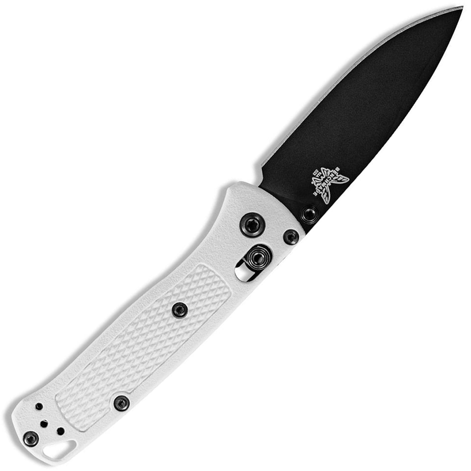 Benchmade 533BK-1 Mini Bugout Folding Knife - Black & White