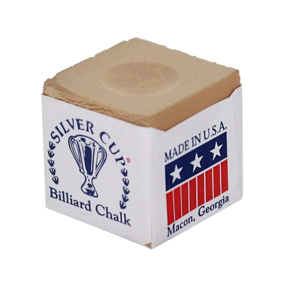 Silver Cup Cue Chalk - Camel