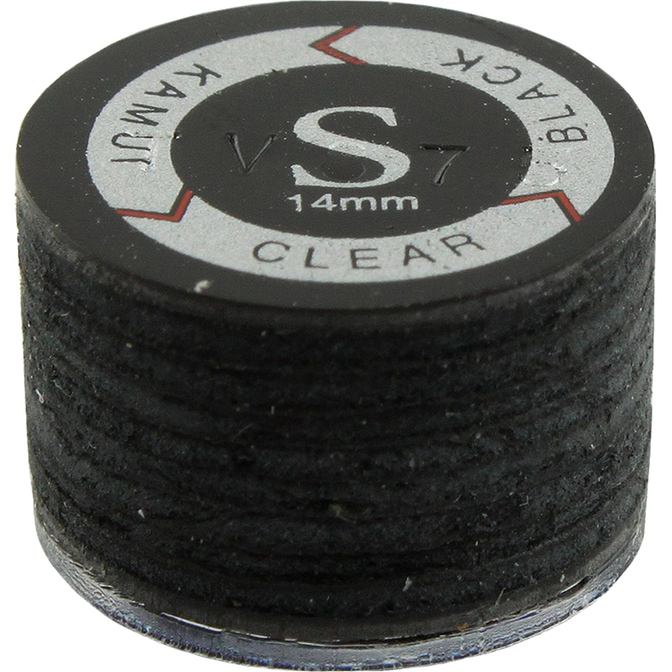 Kamui Black & Clear Billiard Cue Tip - Soft 14mm