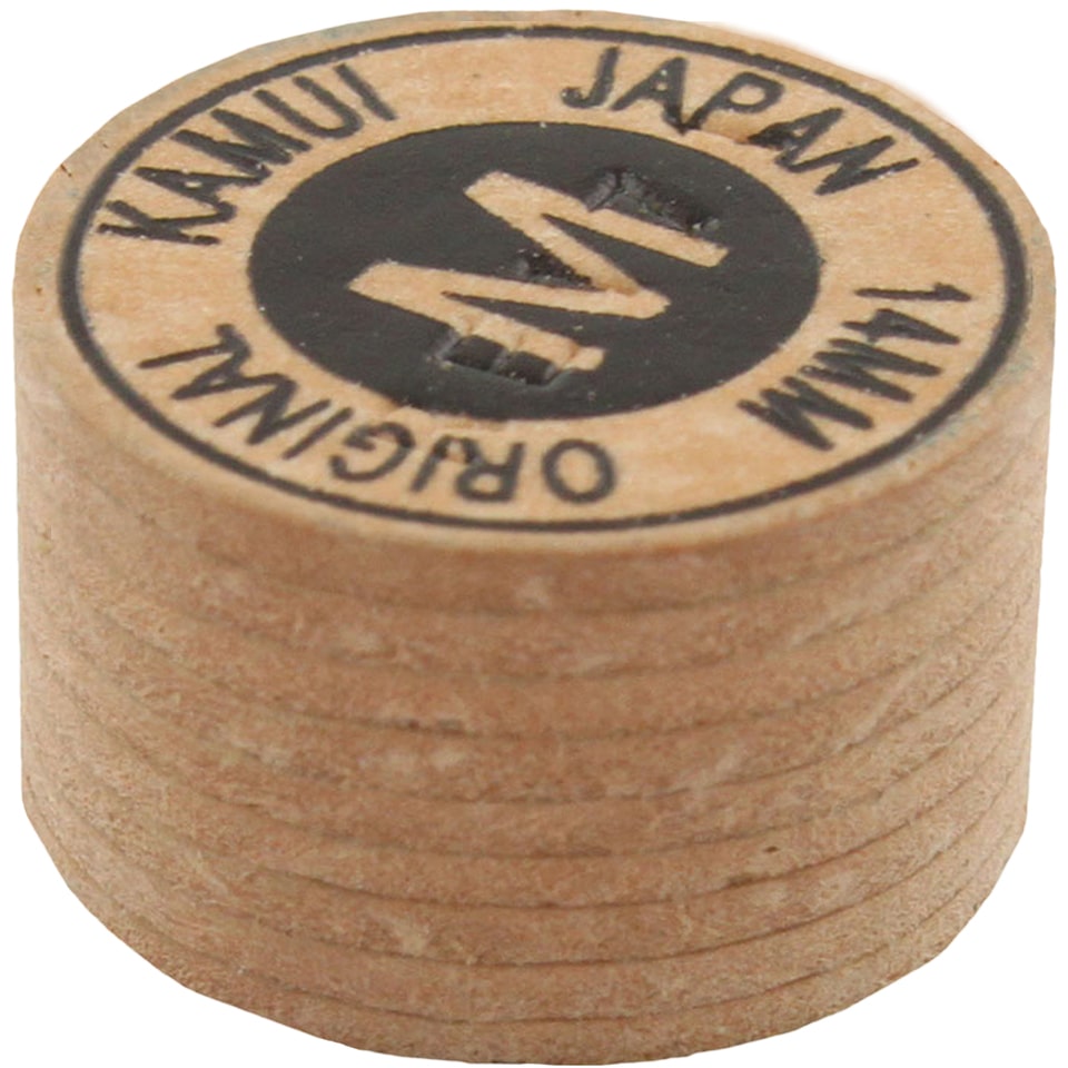 Kamui Tan Billiard Cue Tip - Medium 14mm