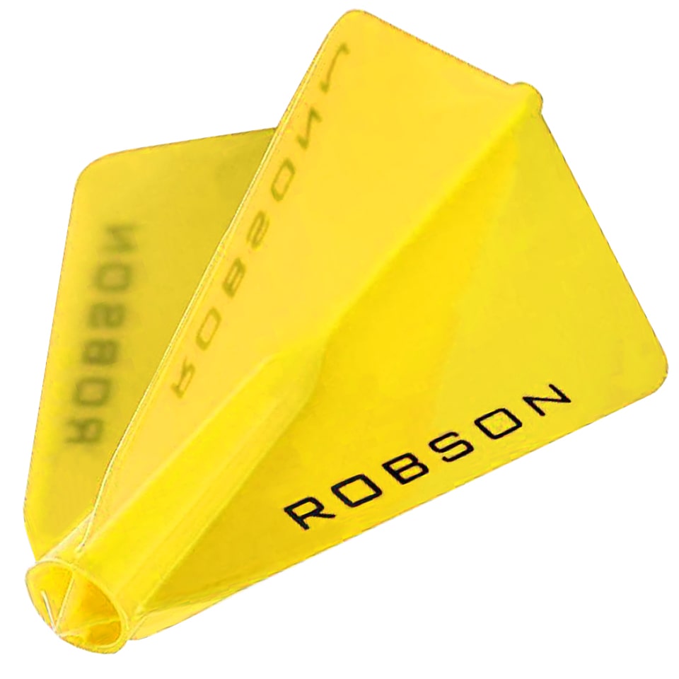 Robson Plus Dart Flights - Astra Yellow