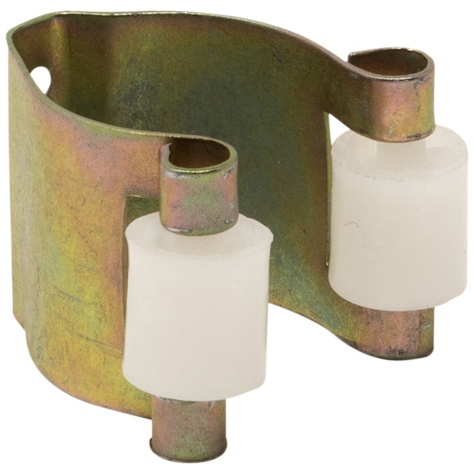 Metal Cue Clip with White Nylon Rollers