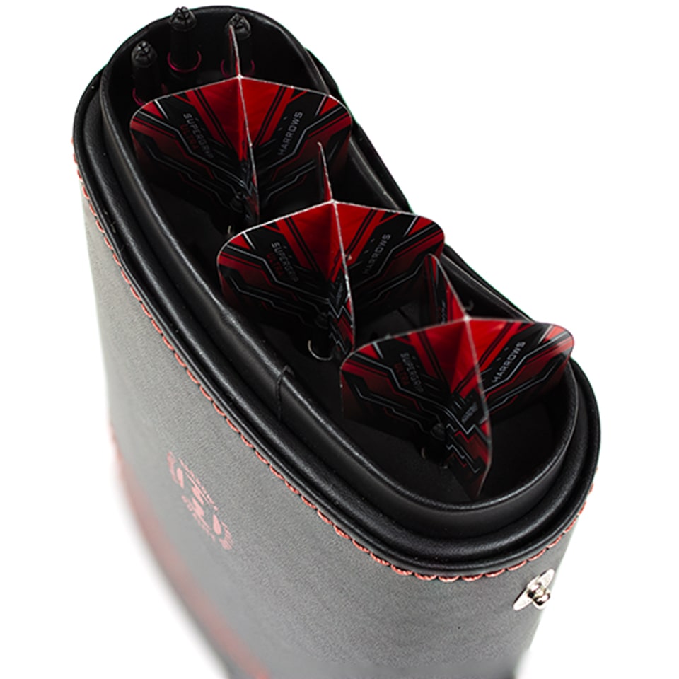 Harrows Prima Dart Case - Black & Red