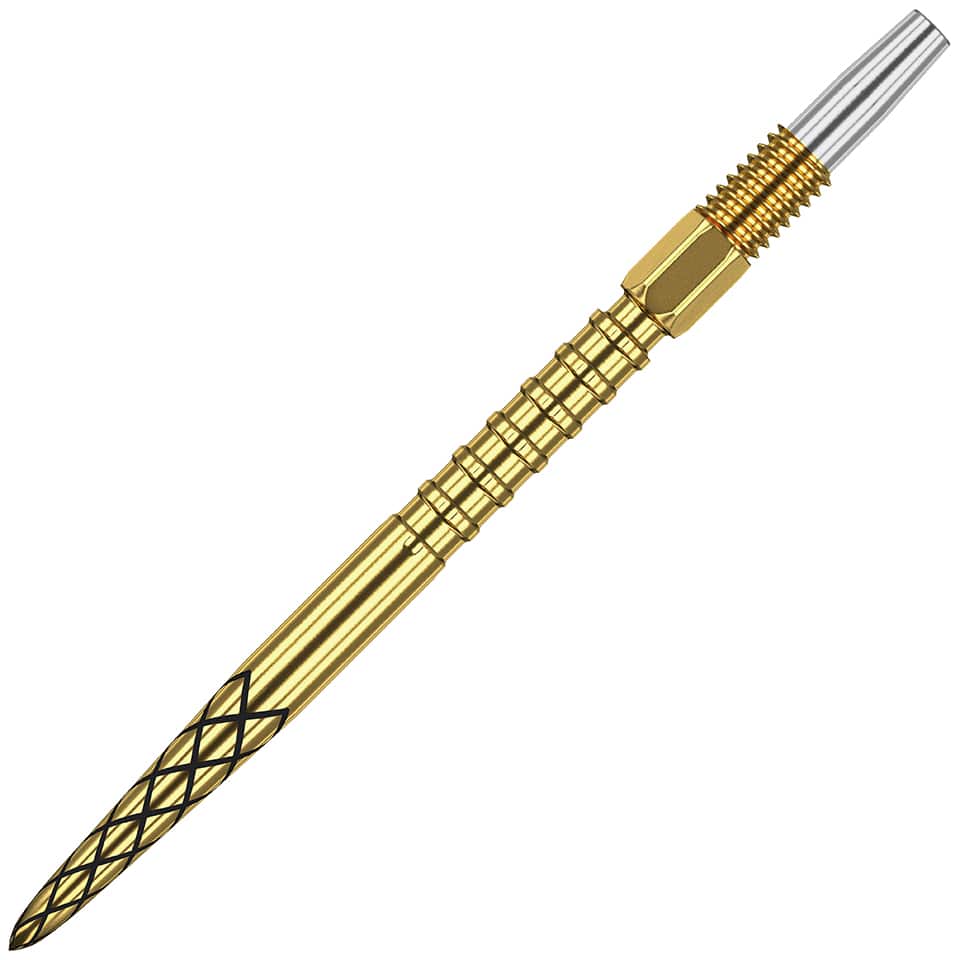 Target Swiss Diamond Pro Surge Grip Steel Points - Gold 30mm