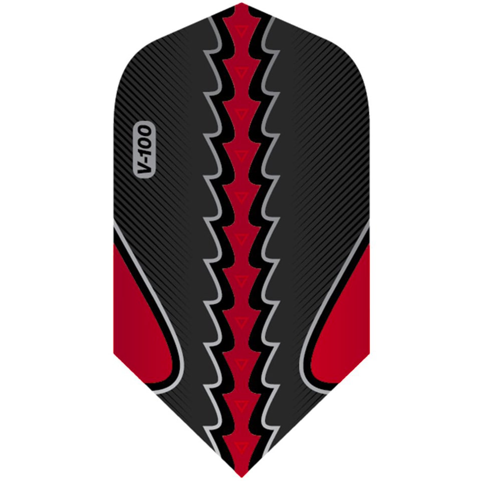 GLD Viper Flux Dart Flights - Slim Red