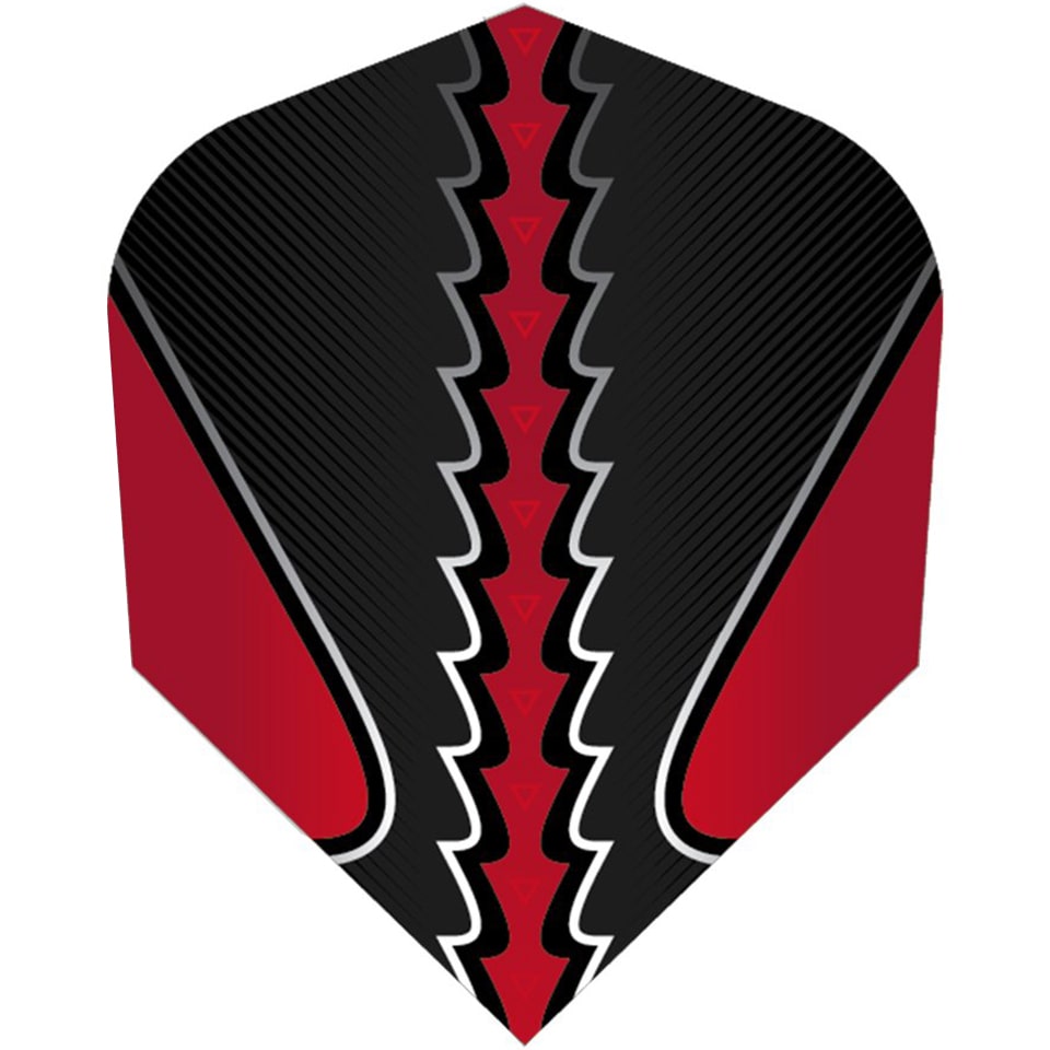 GLD Viper Flux Dart Flights - Standard Red