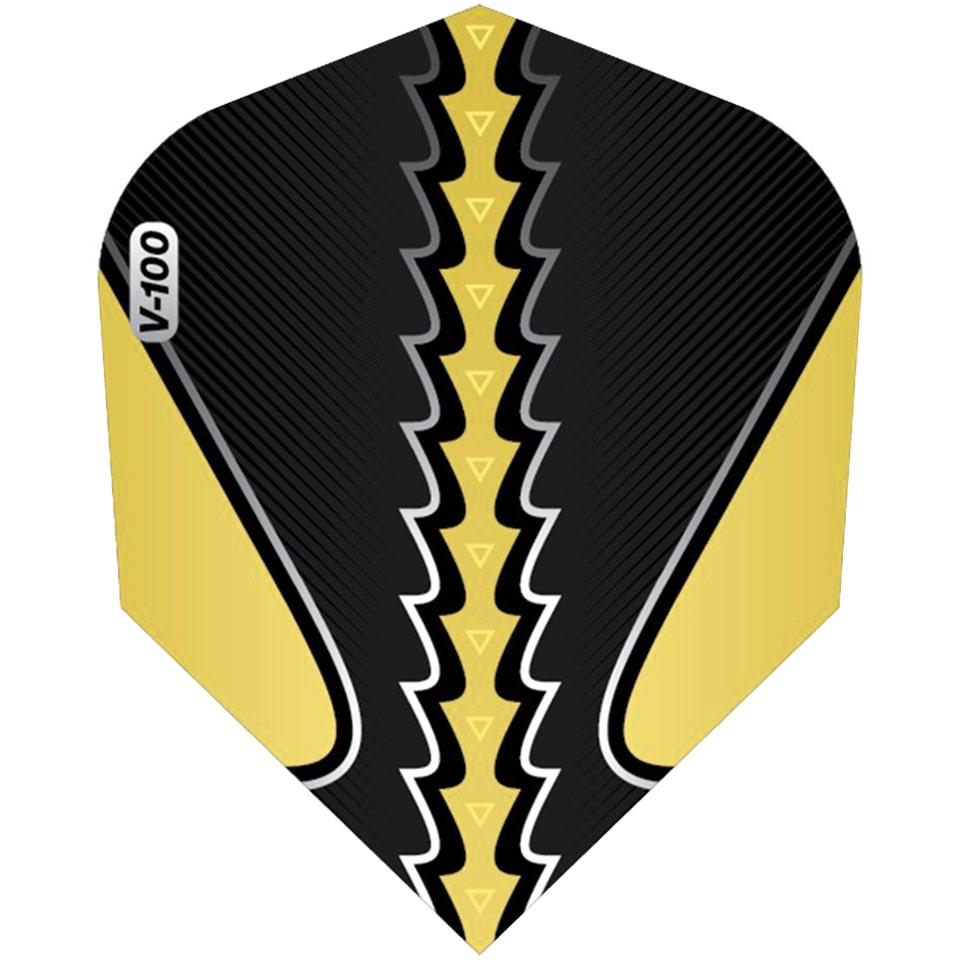 GLD Viper Flux Dart Flights Standard Gold