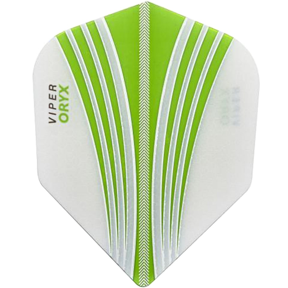 GLD Viper Oryx Dart Flights Shape White & Green