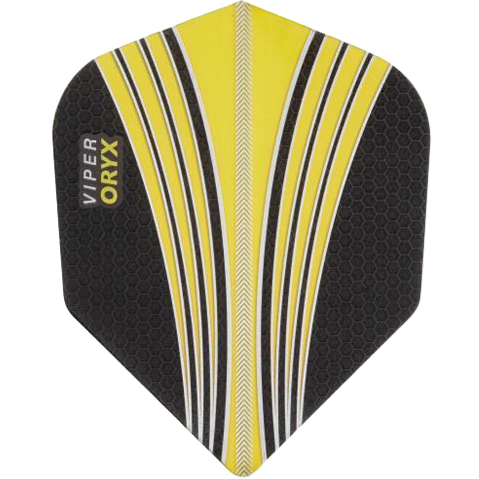 GLD Viper Oryx Dart Flights - Shape Black & Yellow