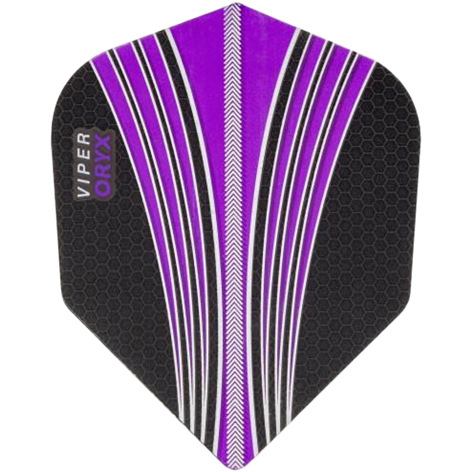 GLD Viper Oryx Dart Flights - Shape Black & Purple