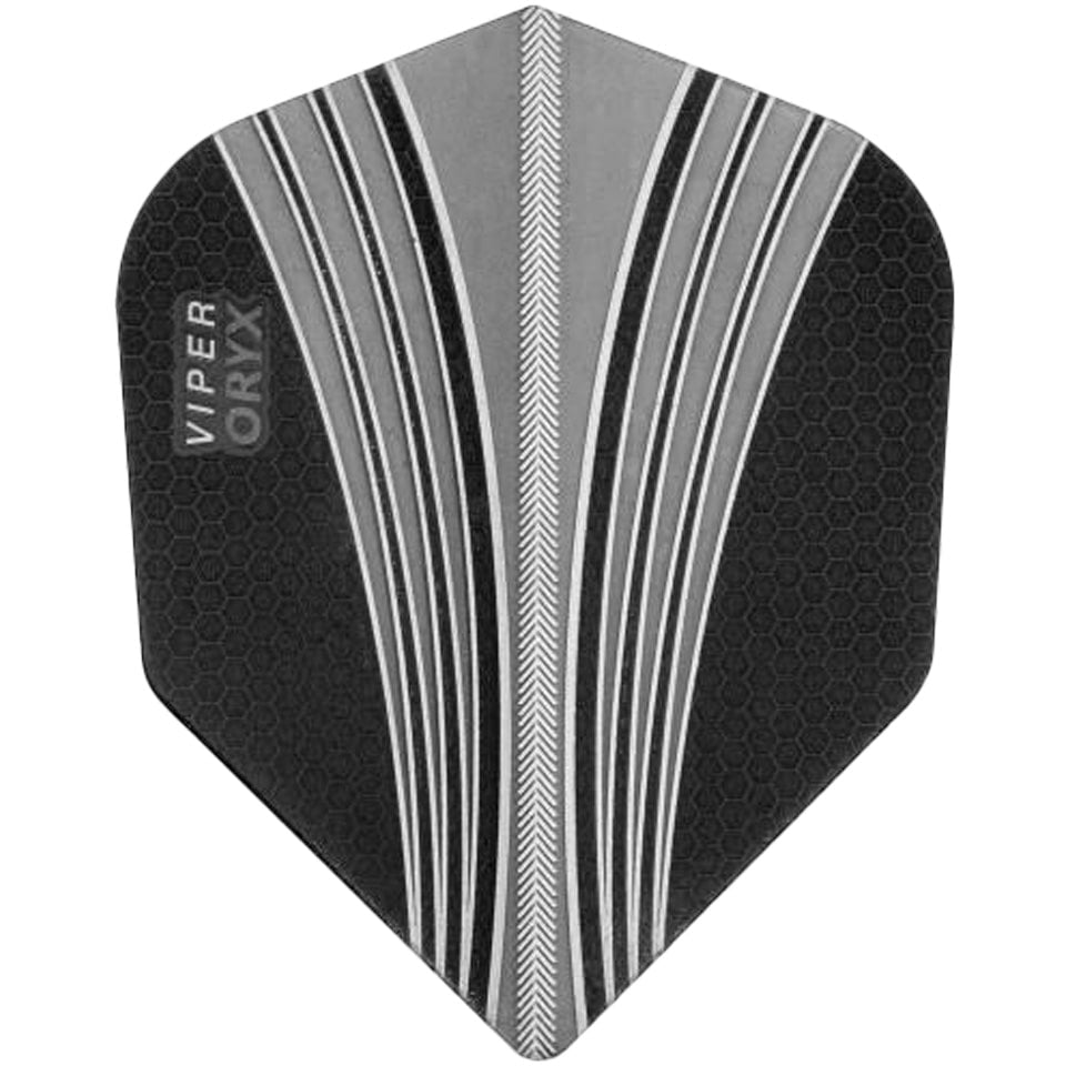 GLD Viper Oryx Dart Flights - Shape Black & Gray